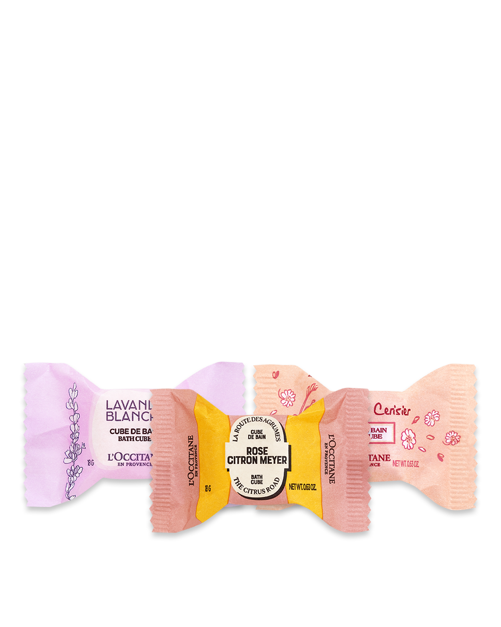 Trio Efervescente de Banho Floral